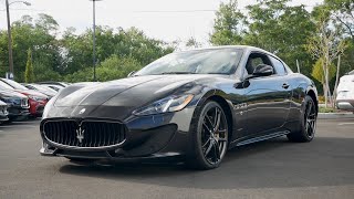 2017 Maserati GranTurismo Sport Review  Start Up Revs and Walk Around [upl. by Kciredorb]