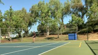 Valina forehand amp backhand first time out  91124 [upl. by Bohannon]