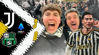 💦🇷🇸 GODURIA ALLEUROGOL DI VLAHOVIC JUVENTUS 30 SASSUOLO  CURVA SUD ALLIANZ STADIUM REACTION [upl. by Bernarr]