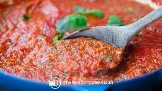 Easy Homemade Pasta Sauce  The Mediterranean Dish [upl. by Chipman928]