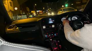 Audi S4 B85 V6 LOUD SUPERCHARGER WHINE POV DRIVE [upl. by Spiro]