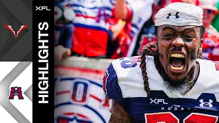 XFL Highlights  Vegas Vipers vs Houston Roughnecks [upl. by Akinehs]