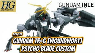 PBandai HG Gundam TR6 Woundwort Psycho Blade Custom Review  AoZ Reboot [upl. by Frieder912]