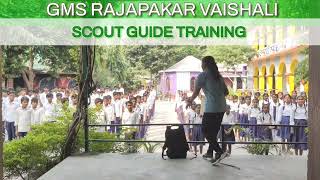 SCOUT GUIDE TRAINING IN GMS RAJAPAKAR VAISHALI [upl. by Inail]