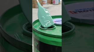 making opaline green  pu enamel paint satisfying ytshorts [upl. by Holli]