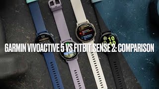 Garmin Vivoactive 5 vs Fitbit Sense 2 comparison [upl. by Hoi]