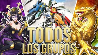 TODOS Los Grupos De DIGIMON [upl. by Tellford]