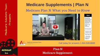 Medicare Supplement Plans  Medicare Supplement Plan N [upl. by Nylzaj]