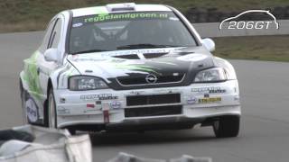 Opel Vauxhall Astra G KIT CAR Rallyteam Reggeland Groen Full HD Action [upl. by Ellehcan601]