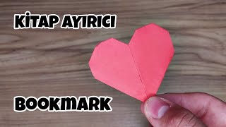 Kağıttan kitap ayracı yapımı  Kitap ayracı [upl. by Berke]