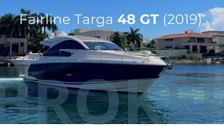 YATE a la VENTA Fairline Targa 48 GT 2019 ⚓️ Entrega en todo México Precio reducido [upl. by Shanda]