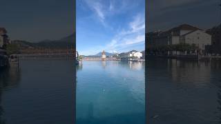 সুইজারল্যান্ডের লেক লুসার্নে🇨🇭 lakelucerne luzern switzerland bengalishorts [upl. by Alyahc]