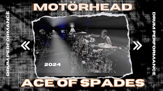 Drum performance ace of spades Motörhead [upl. by Dennett]