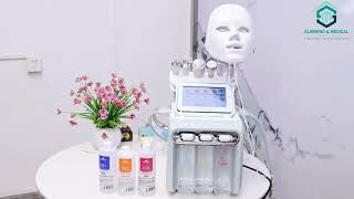 H2O2 Hydrafacial Machine  7 In 1 Hydrafacial Machine  How to use H2O2 Hydrafacial Machine [upl. by Karas168]