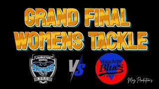 GRAND FINAL 2024  WOMENS TACKLE  LAURIETON STINGRAYS Vs WAUCHOPE BLUES  28 SEPTEMBER 2024 [upl. by Onirefez]