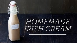 Homemade Irish Cream  5 Minute Recipe [upl. by Nyberg]