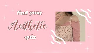 find your aesthetic quiz 2023 🌷 [upl. by Llevaj85]