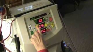 NxStage Dialysis  Setting Machine [upl. by Amadis]