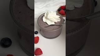 Quick and Easy Berry Mousse  No gelatin no cornstarch easyrecipes [upl. by Henning392]