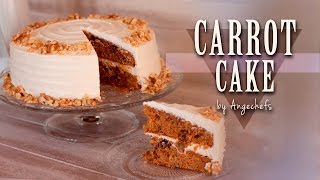 Tarta de Zanahoria CARROT CAKE con Frosting de Queso · Receta Fácil y Rápida [upl. by Auqenaj]