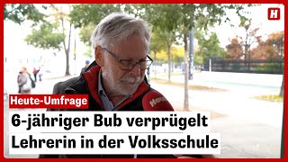 6jähriger Bub verprügelt Lehrerin in der Volksschule [upl. by Lauzon454]