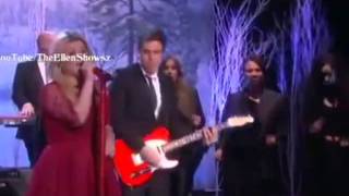 Kelly Clarkson Performs Underneath the Christmas Tree on Ellen Show [upl. by Schild]