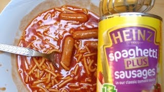 Heinz Spaghetti plus Sausages [upl. by Noelc208]