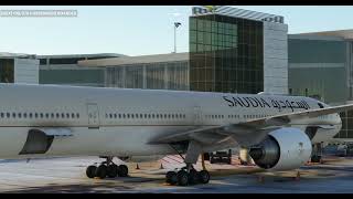 PMDG 777300ER MSFS2020 Full flight HECAOEJN [upl. by Arlynne452]