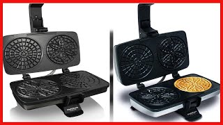 Chefs Choice Pizzelle Maker Toscano PizzellePro Features Nonstick Surface and Even Heating [upl. by Liddie62]