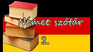 Német szótár 2 [upl. by Lem]