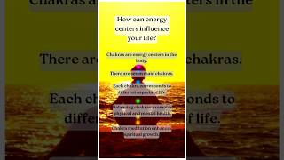 Do you know about the chakras 💫💥 ytshorts chakras life energy [upl. by Ativoj]