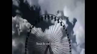 Yves Montand  Sous Le Ciel De Paris with lyrics [upl. by Laird105]