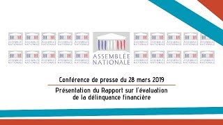 Conférence de presse FI  Remise du rapport sur la Délinquance financière [upl. by Hines]