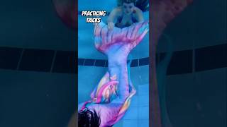 Mermaid Tricks mermaidlife canada swim mermaid underwater mermaidswim pool tricks [upl. by Nigem97]