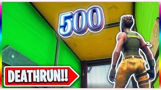 The Super Easy 500 LEVEL Default Deathrun Fortnite Creative Mode [upl. by Eahcim386]