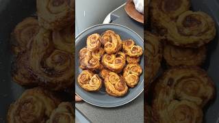 How to make Palmiers 🍁🌷💐 baking cooking food aesthetic fall cozy [upl. by Leimad338]