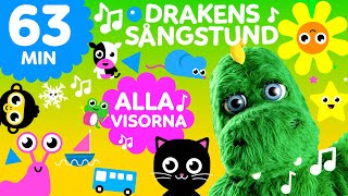 Drakens sångstund megasamlingen ALLA LÅTAR sångerförbarn bolibompa [upl. by Screens104]