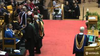 UWaterloo Convocation 2015 June 10 am ceremony [upl. by Esened]