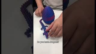 3D printed crystal dragons in egg [upl. by Keegan]