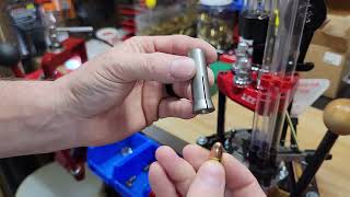 Pulling 9mm bullets RCBS Collet Bullet Puller after making dummy rounds on Lee Six Pack Pro 6000 [upl. by Isola]