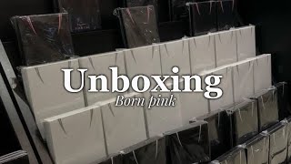 Unboxing born pink album Whit ver [upl. by Aleakam]