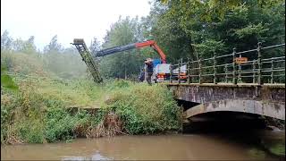 Stichting Kempens Landschap restaureert oud stuwmechanisme Trammeke Grote Nete  NNieuws [upl. by Corvin]