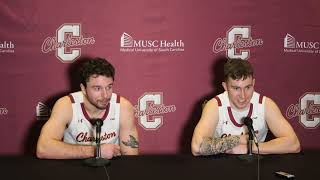 College of Charleston Mens Basketball Post Game Press Conference vs Campbell 022924 [upl. by Hakeber]