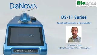 Denovix DS11 Spectrophotometer  Fluorometer [upl. by Sivartal]