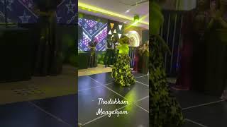 Thudakkam Mangalyam sangeet engagement dance bangaloredays malayalam weddingdance [upl. by Zebaj]