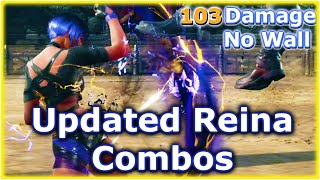 Reina Updated combo tutorial with more damage and execution tips for Tekken 8 [upl. by Newfeld899]