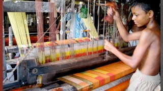 Inside a Hand Loom Weaving Factory [upl. by Yeung78]