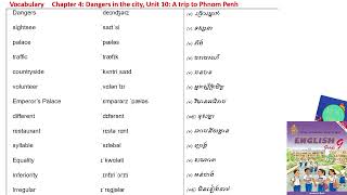 English Grade 9 Unit 10 Vocabulary listen repeat englishvocabulary easyenglish [upl. by Adian]