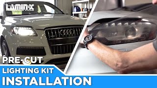 How to install a Laminx precut headlight film cover kit [upl. by Ettenej]