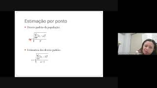 Estimação pontual distribuição amostral [upl. by Tisbe]